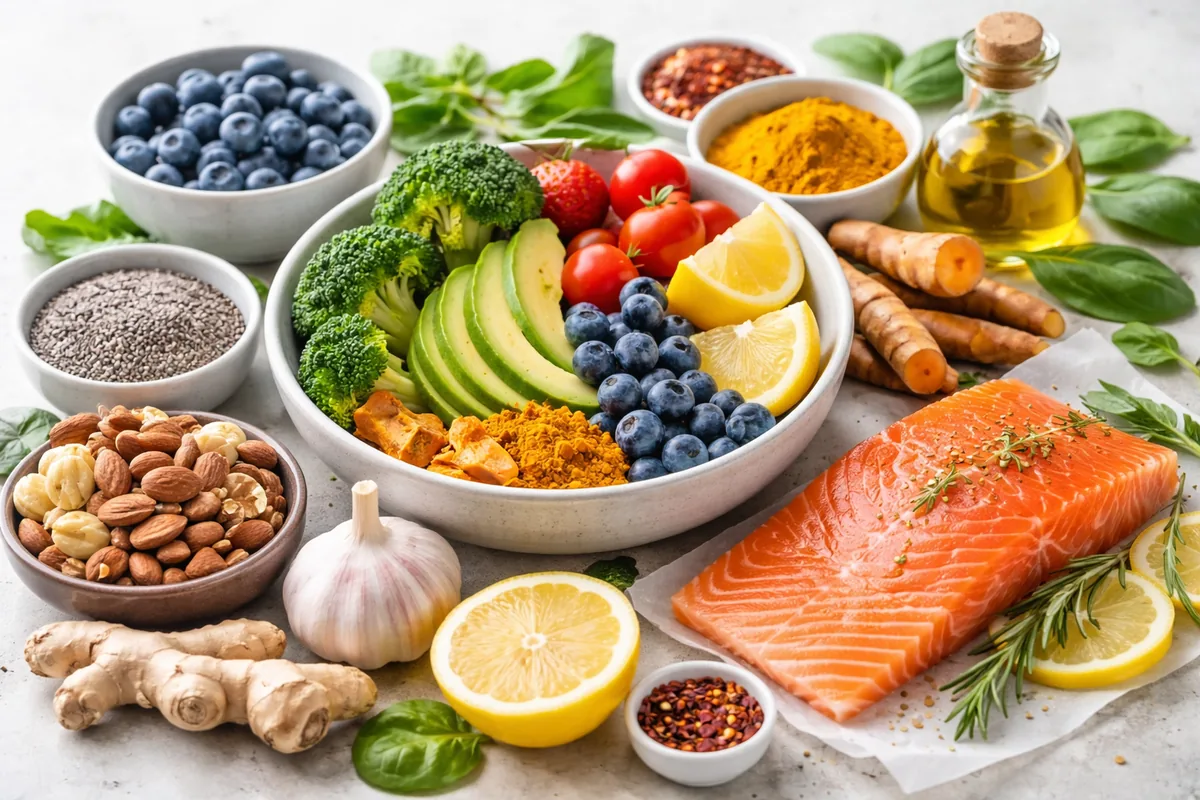 Quels aliments privilégier pour réduire l'inflammation